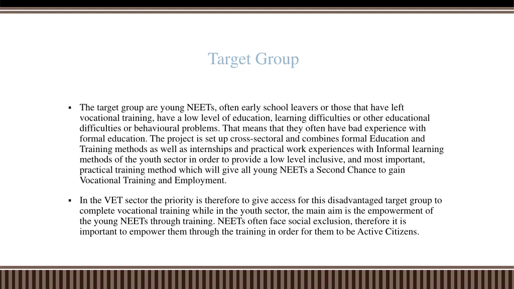 target group