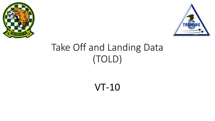 take off and landing data told