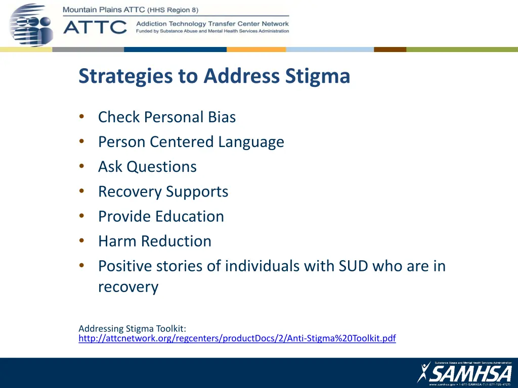 strategies to address stigma