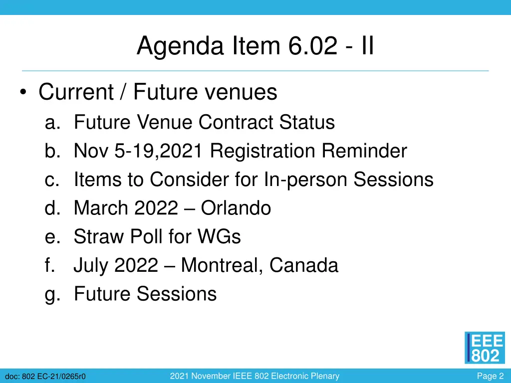 agenda item 6 02 ii