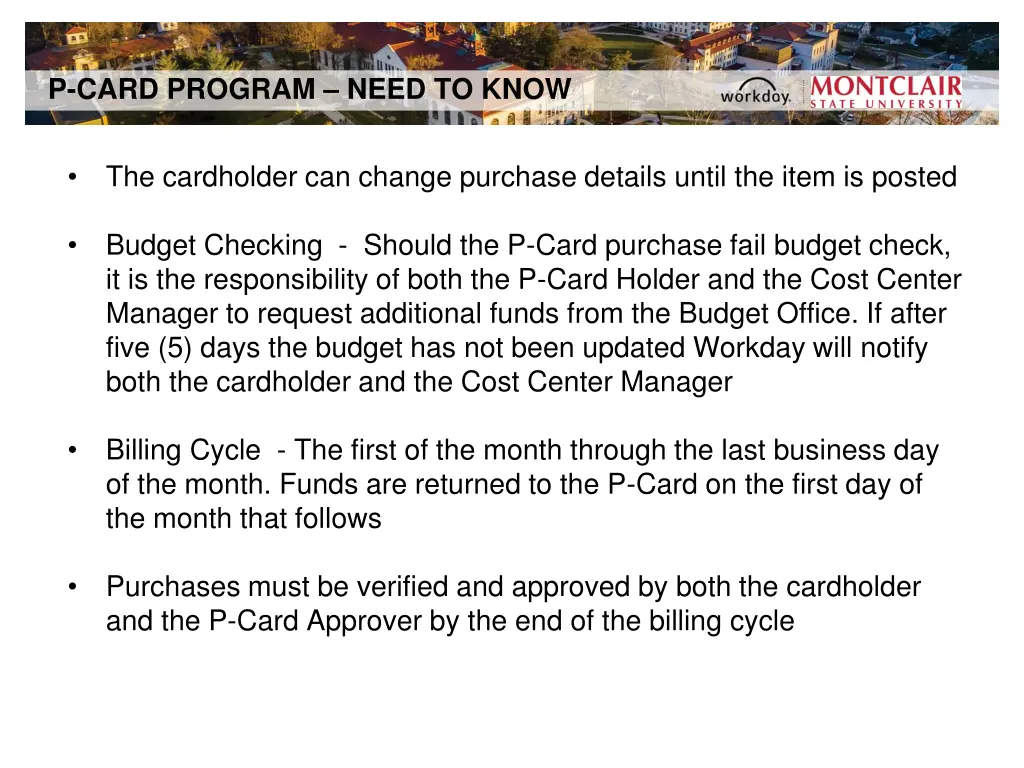 p card program need to know 1