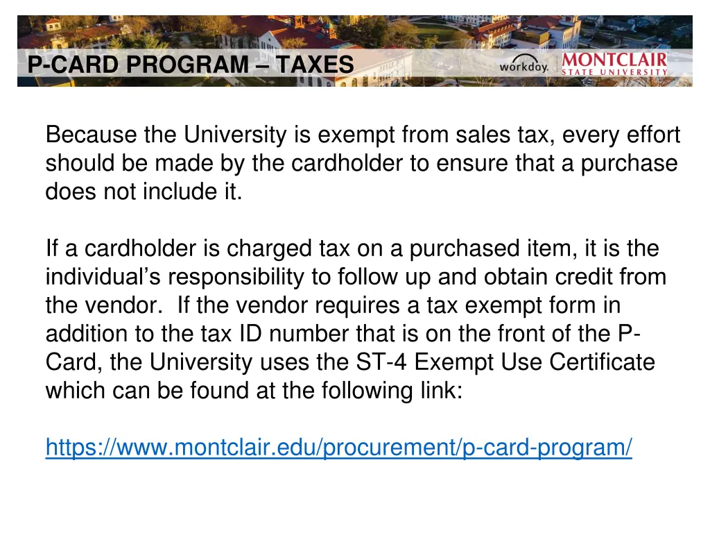 p card program taxes