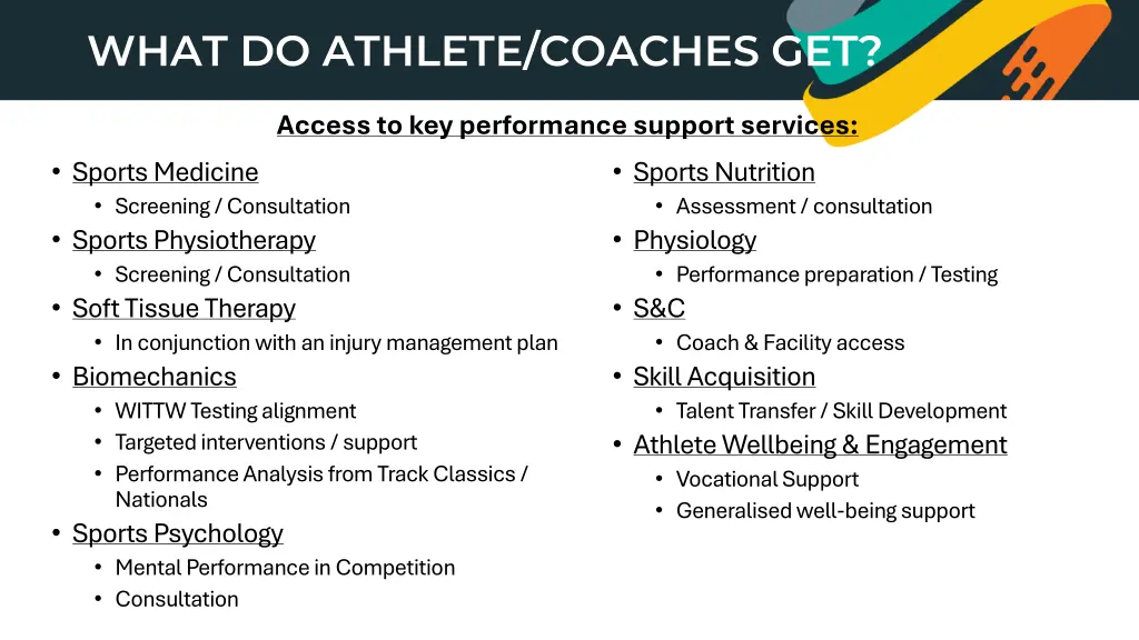 what do athlete coaches get