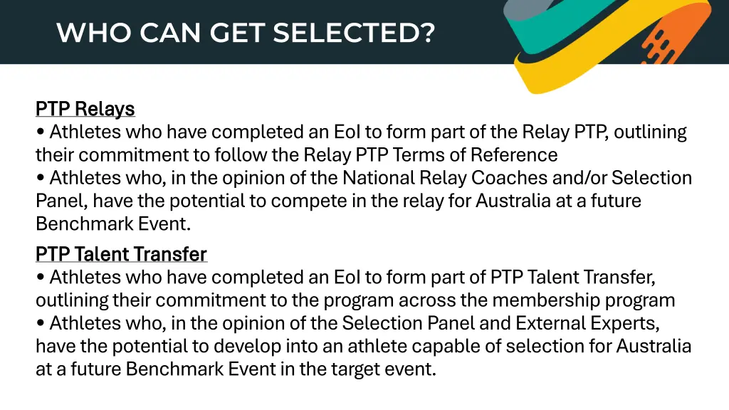 who can get selected 2
