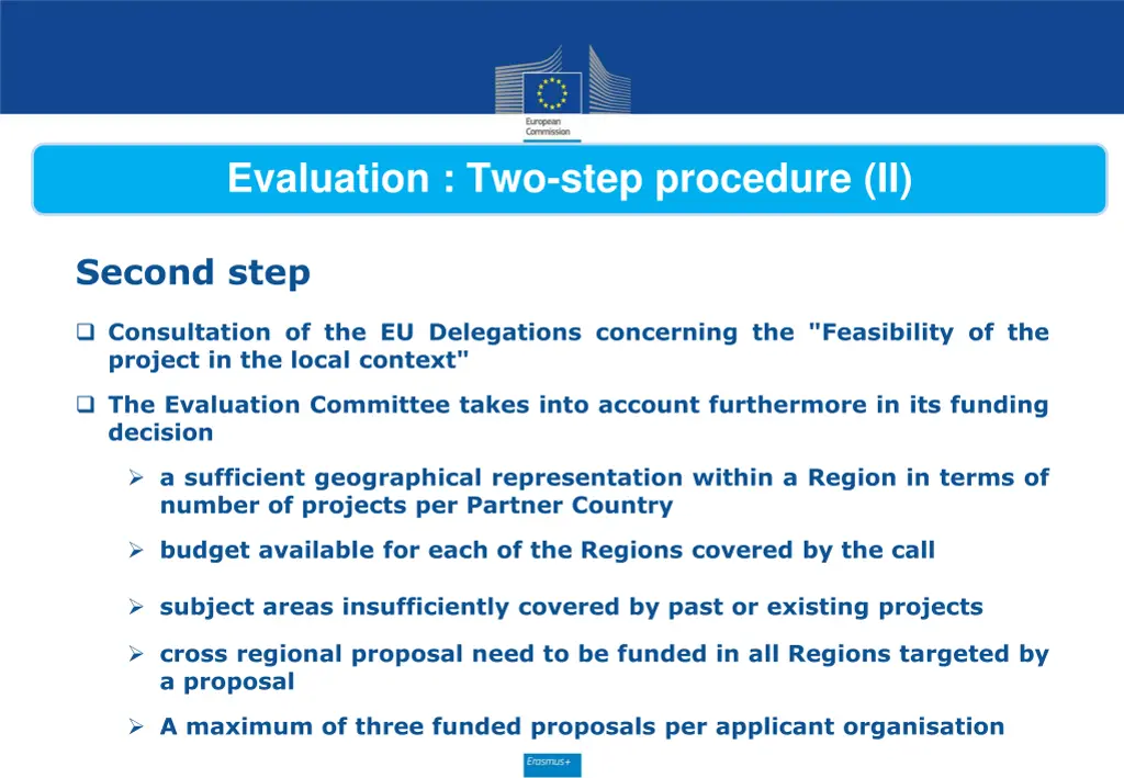 evaluation two step procedure ii