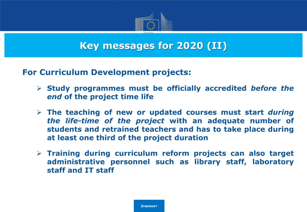 key messages for 2020 ii