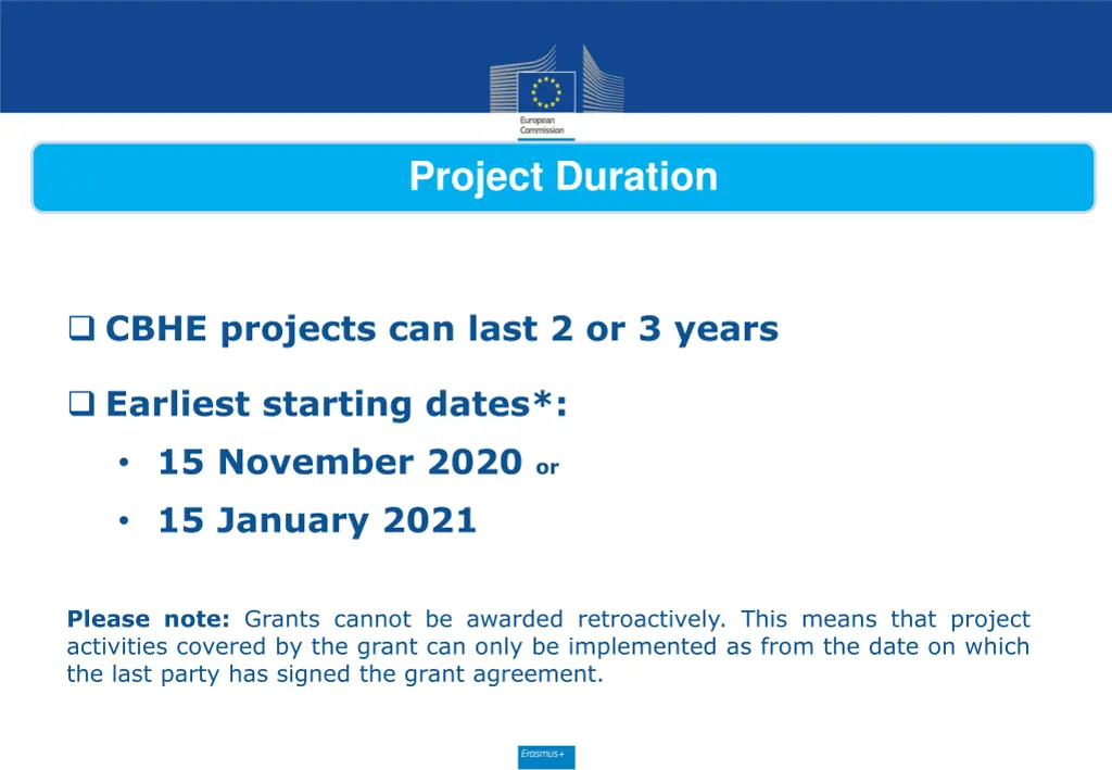 project duration