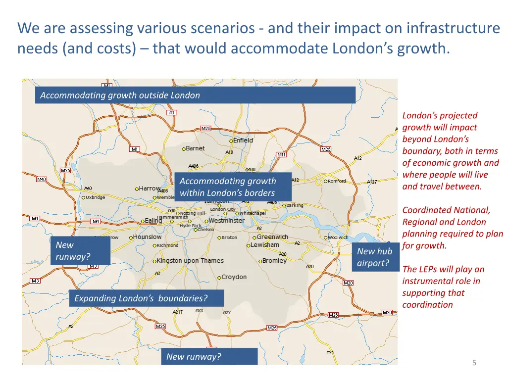 we are assessing various scenarios and their