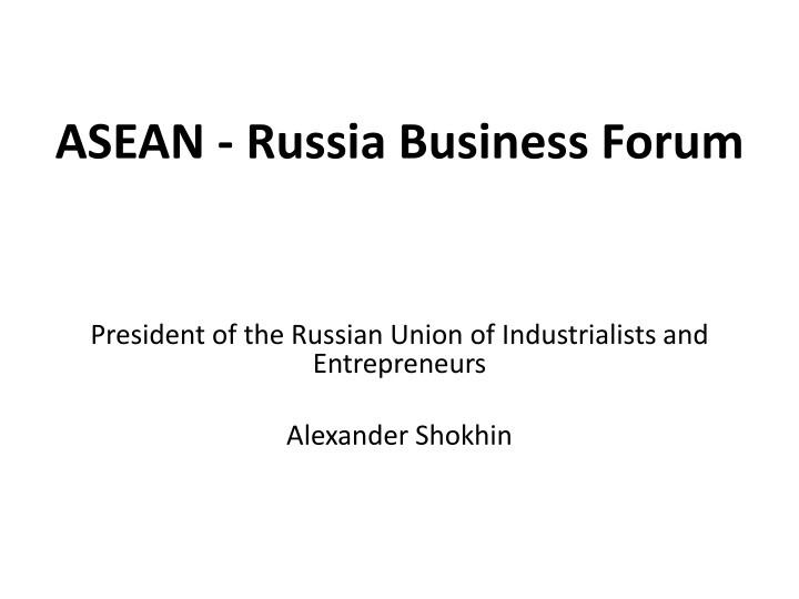 asean russia business forum