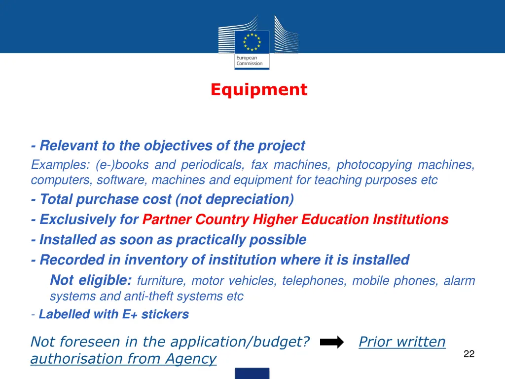 equipment