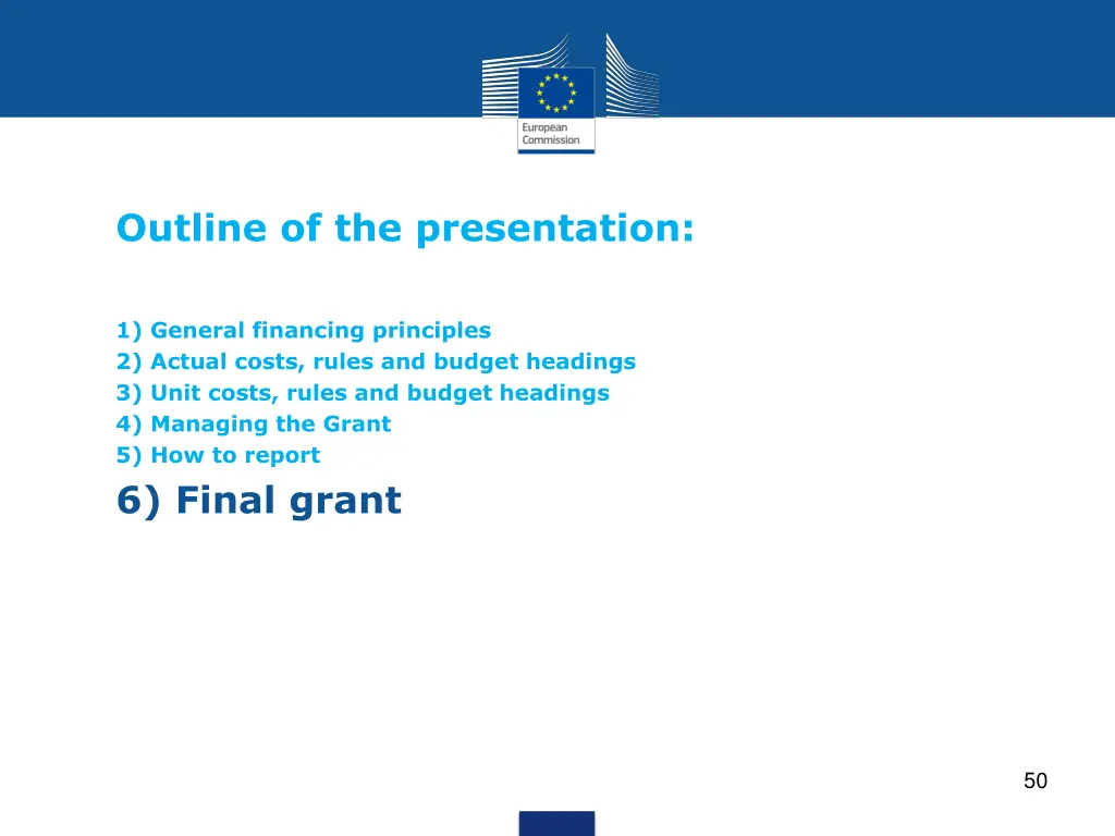 outline of the presentation 6
