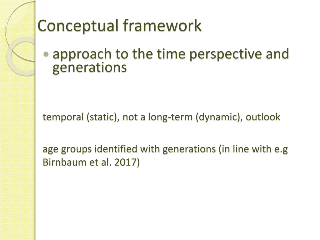 conceptual framework