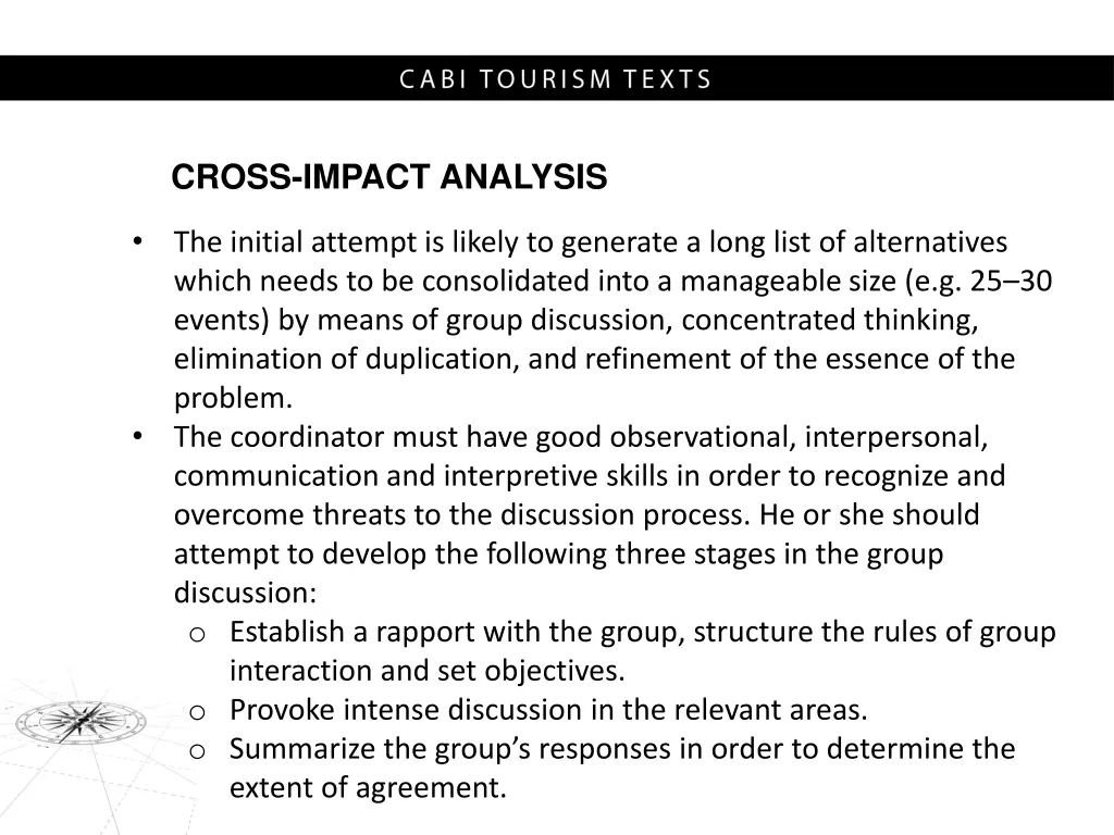 cross impact analysis