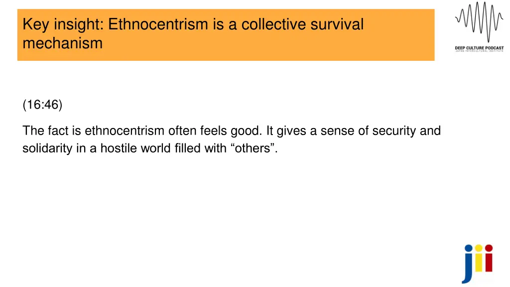key insight ethnocentrism is a collective