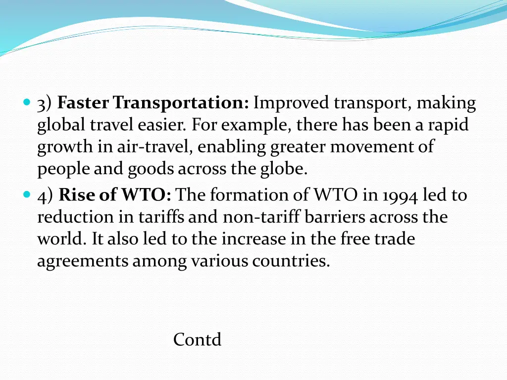 3 faster transportation improved transport making