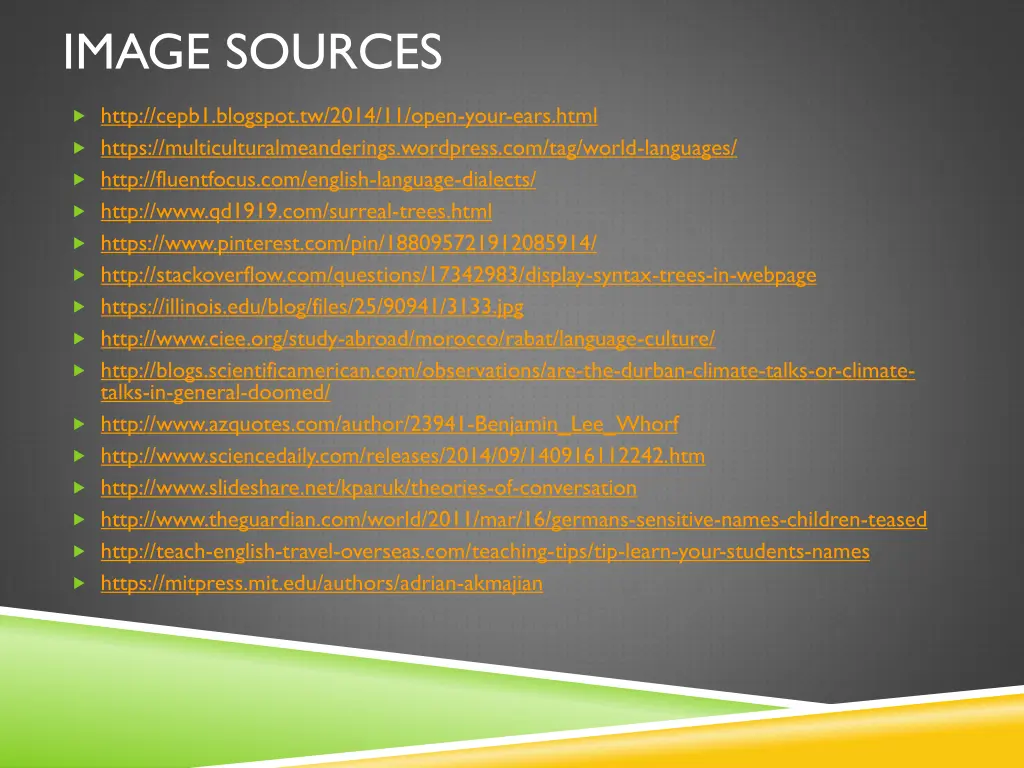image sources