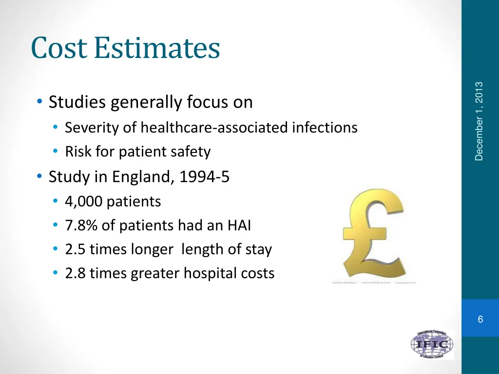 cost estimates