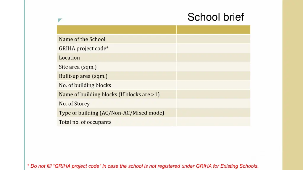 school brief