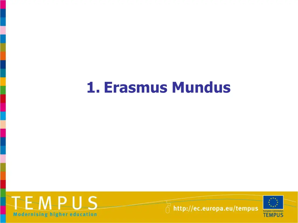 1 erasmus mundus
