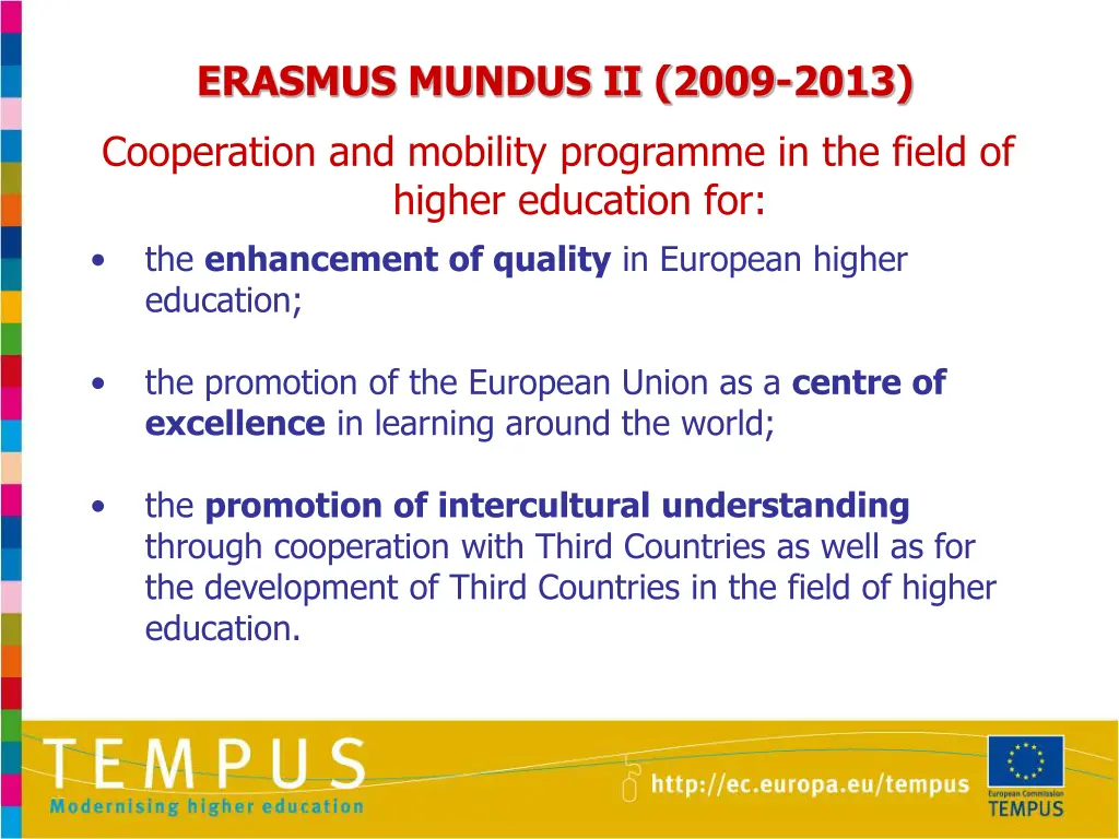 erasmus mundus ii 2009 2013