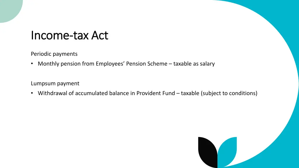 income income tax act