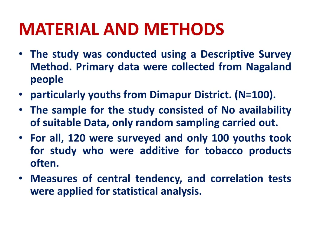 material and methods