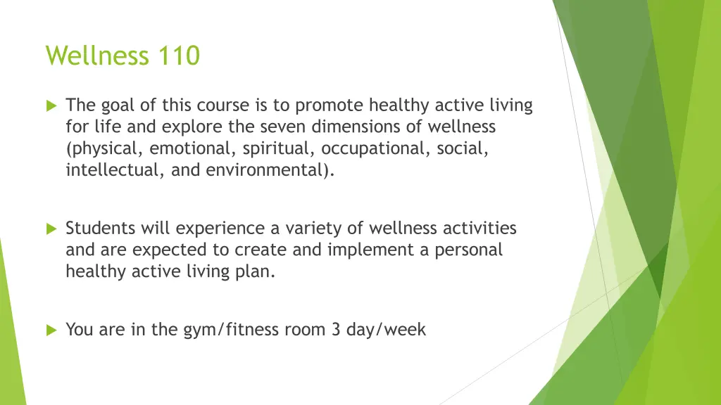 wellness 110