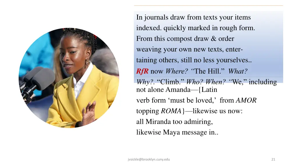 in journals draw from texts your items indexed