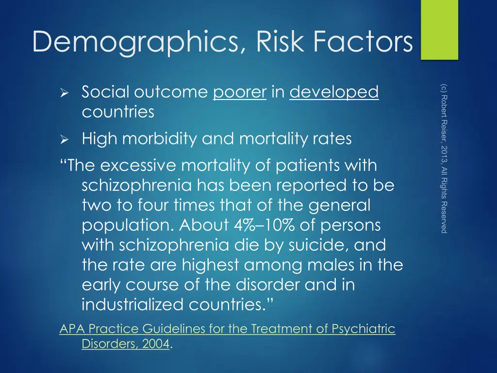 demographics risk factors
