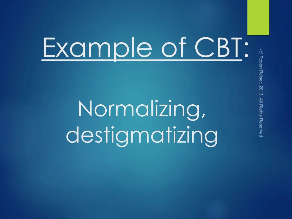 example of cbt