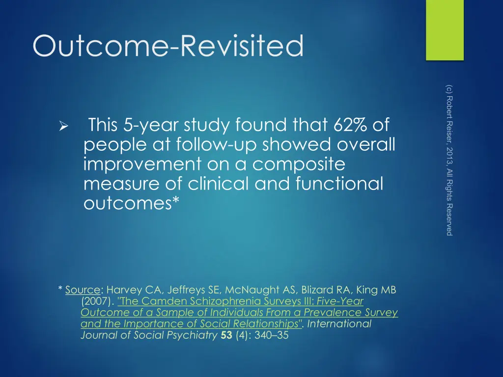 outcome revisited