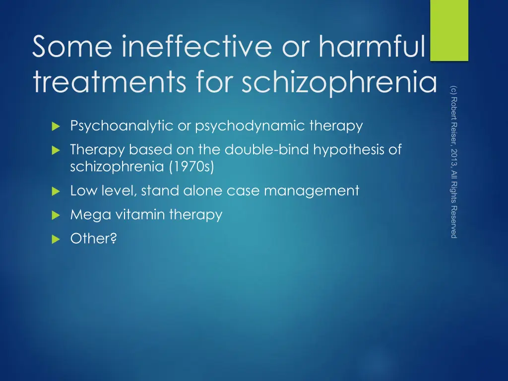 some ineffective or harmful treatments