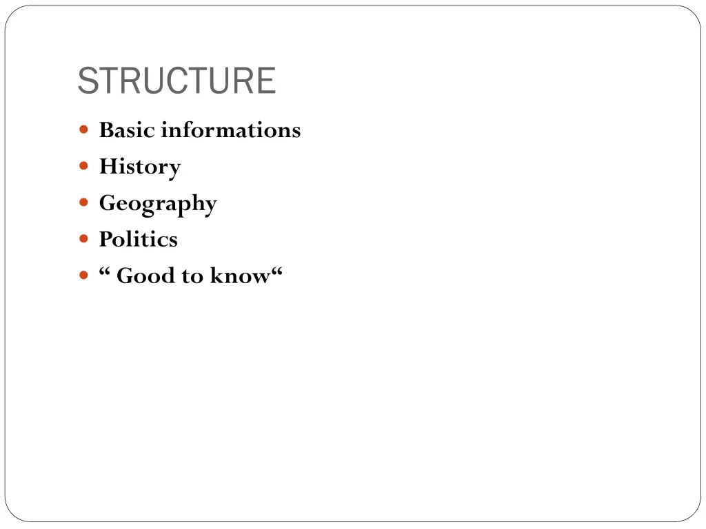 structure