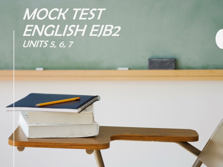 mock test english ejb2 units 5 6 7