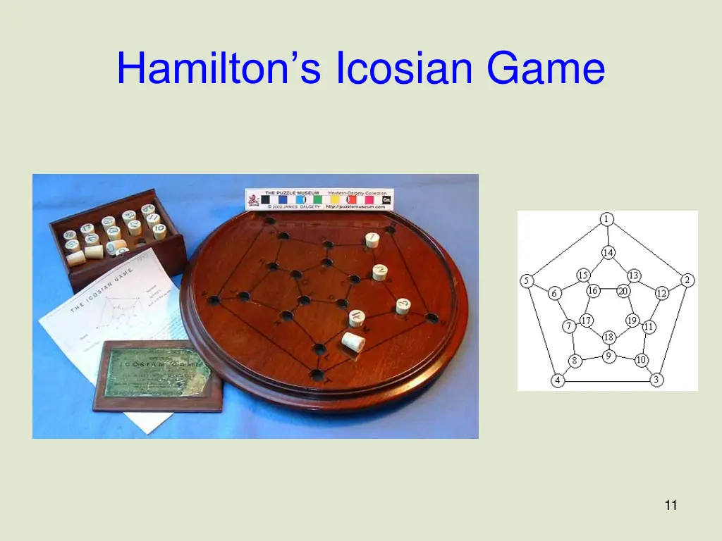 hamilton s icosian game
