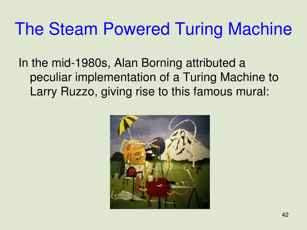 the steam powered turing machine