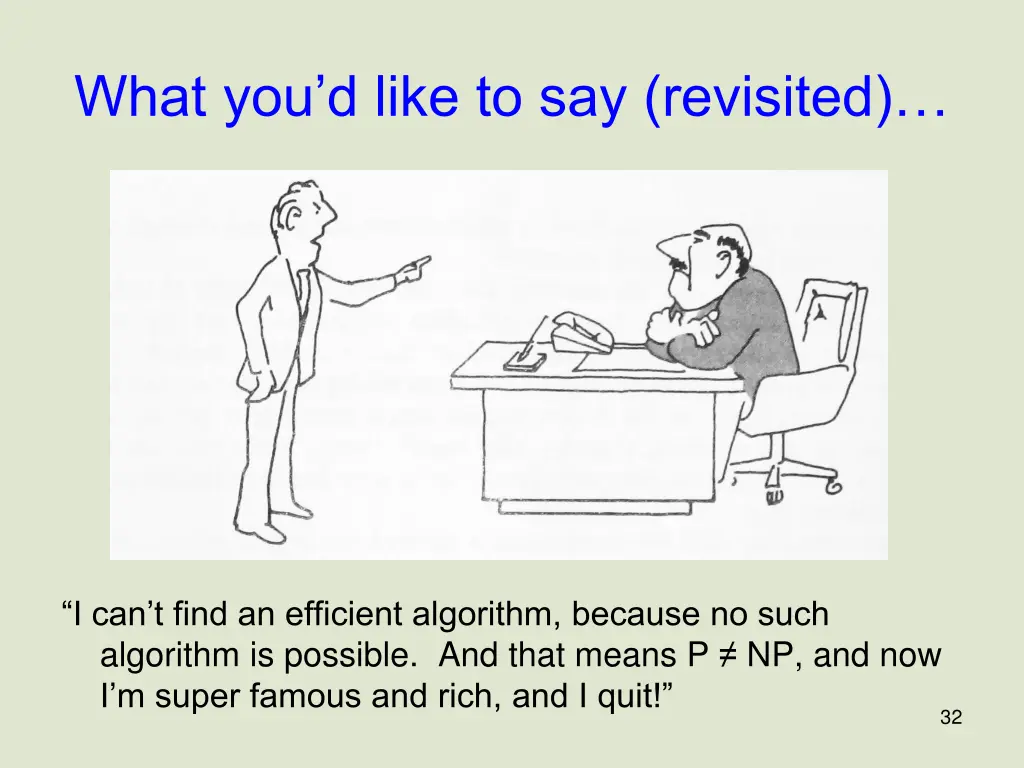 what you d like to say revisited