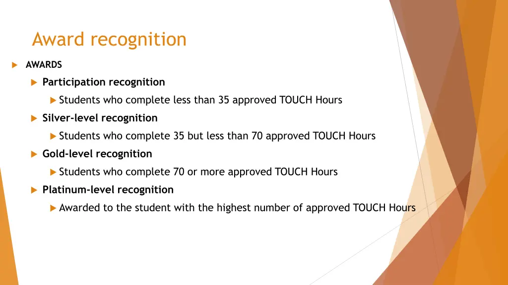 award recognition