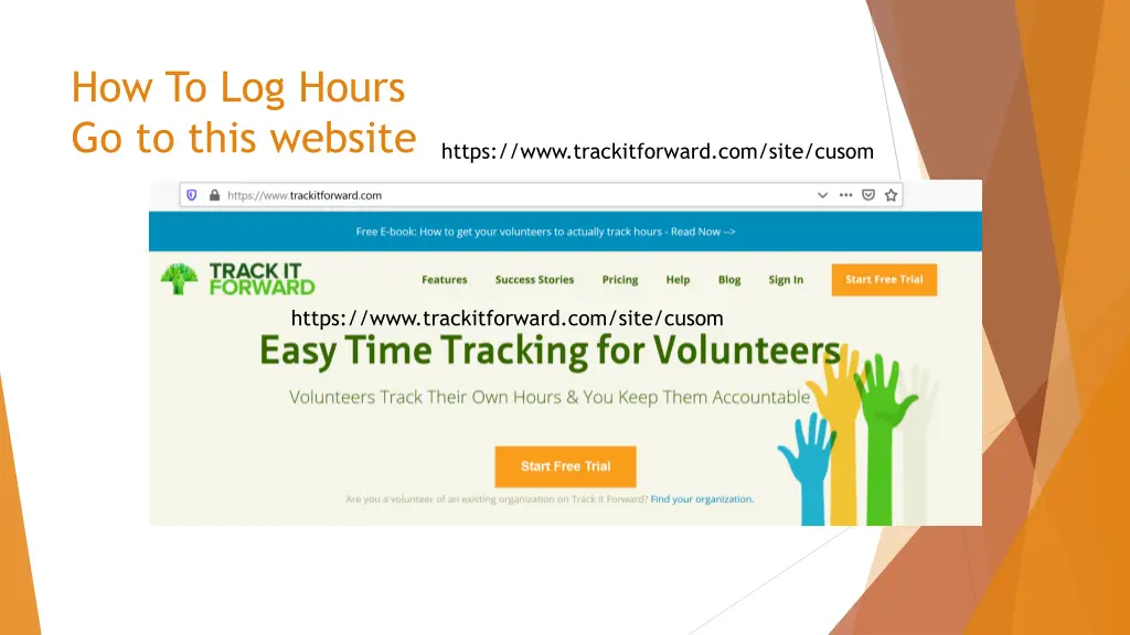 how to log hours go to this website