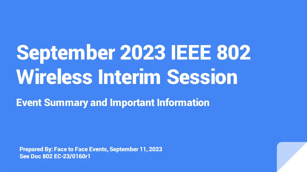 september 2023 ieee 802 wireless interim session