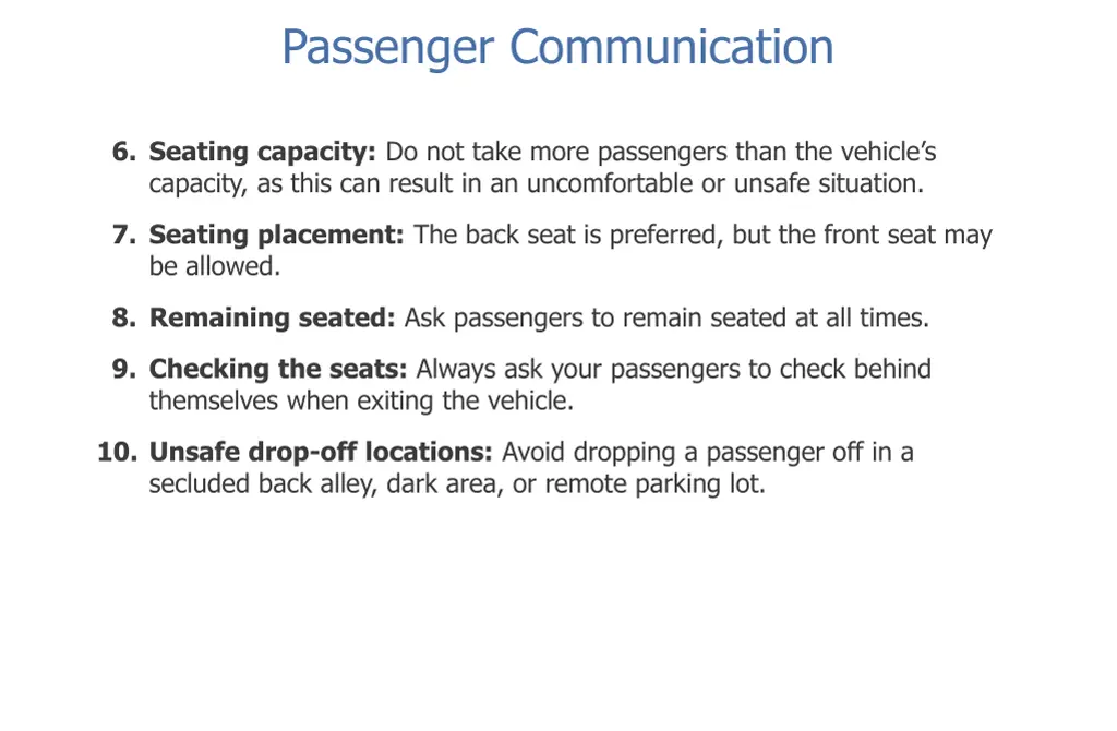 passenger communication 1