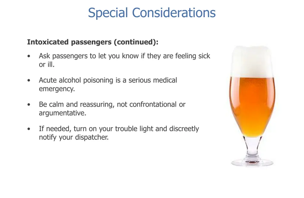 special considerations 1