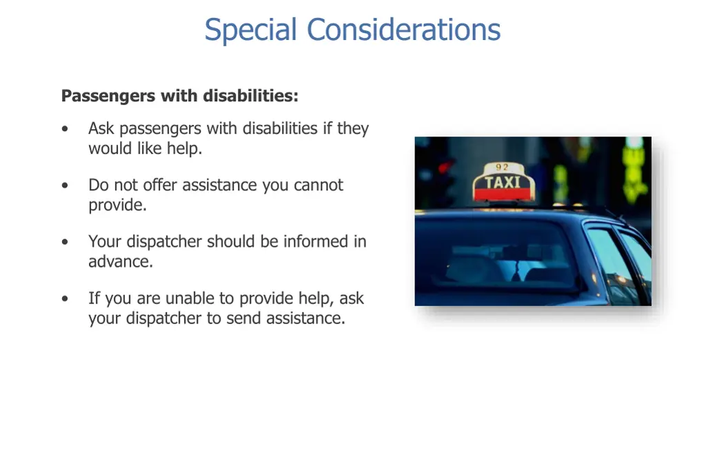 special considerations 2