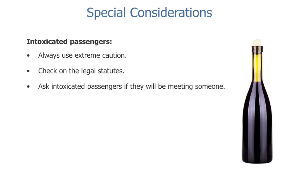 special considerations