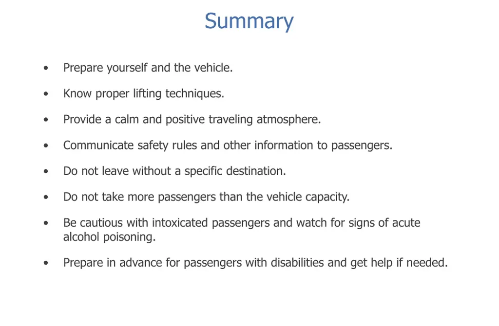 summary