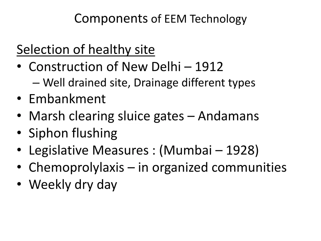 components of eem technology
