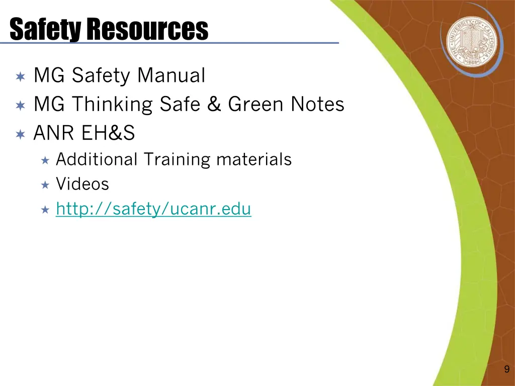safety resources