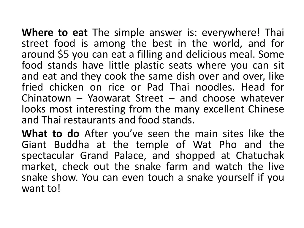 where to eat the simple answer is everywhere thai