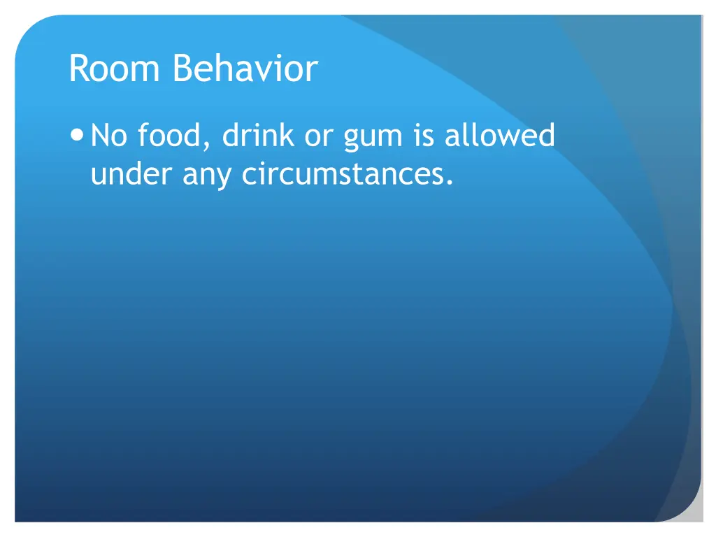 room behavior 1