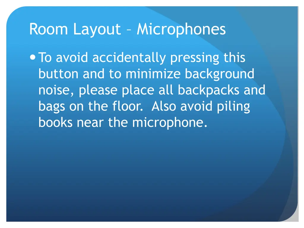 room layout microphones 4